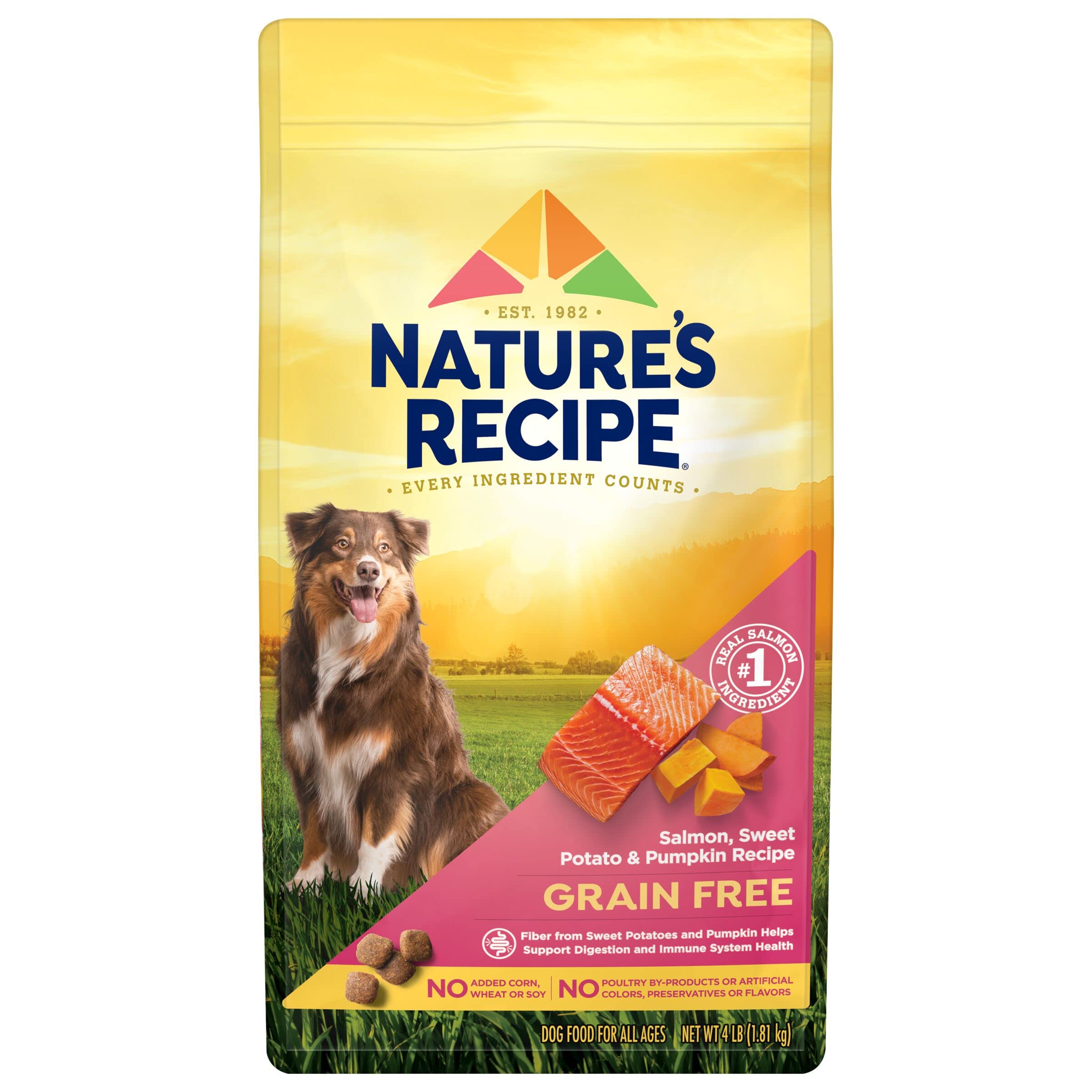 Nature's Recipe Grain Free Dog Food Guide: Salmon Sweet Potato Recipe